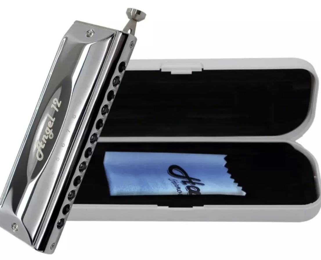 Choosing the best harmonica for beginners - HARMO Angel 12.